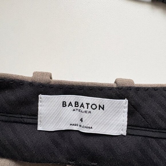 Aritzia Babaton Publish Pant High Waisted Boot Cut Mocha Tan Brown Size 4 - Picture 9 of 11